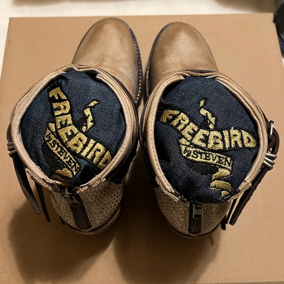 🍃💕NIB Steve Madden Freebird Leather Ankle Boot - Picture 11 of 15